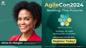 Alicia M Morgan presenting at AgileCon2024